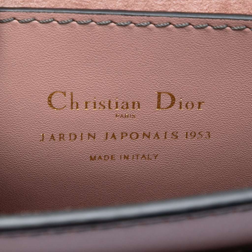 Dior Jardin Japonais Medium Calfskin JAdior Chain Flap Pink Leather Very good - Box View