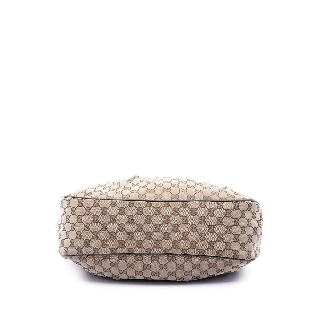 Gucci GG Canvas Sukey Shoulder Bag Beige Very good - Inside View