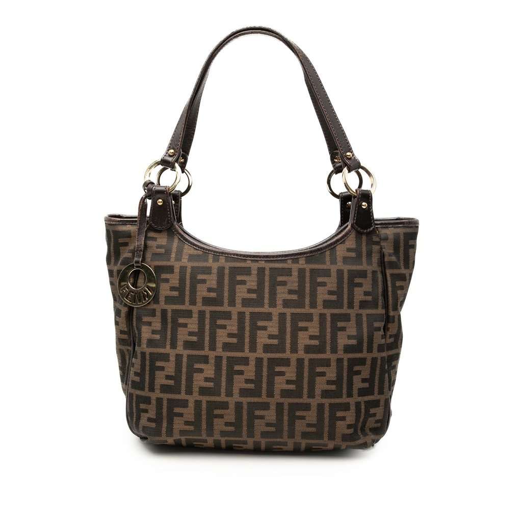 Fendi Zucca Canvas Chef Tote Brown Good condition - Front View
