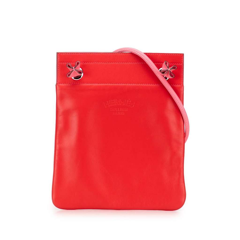 Hermès Mini Swift Aline Bag Red Leather Very good condition - Front View