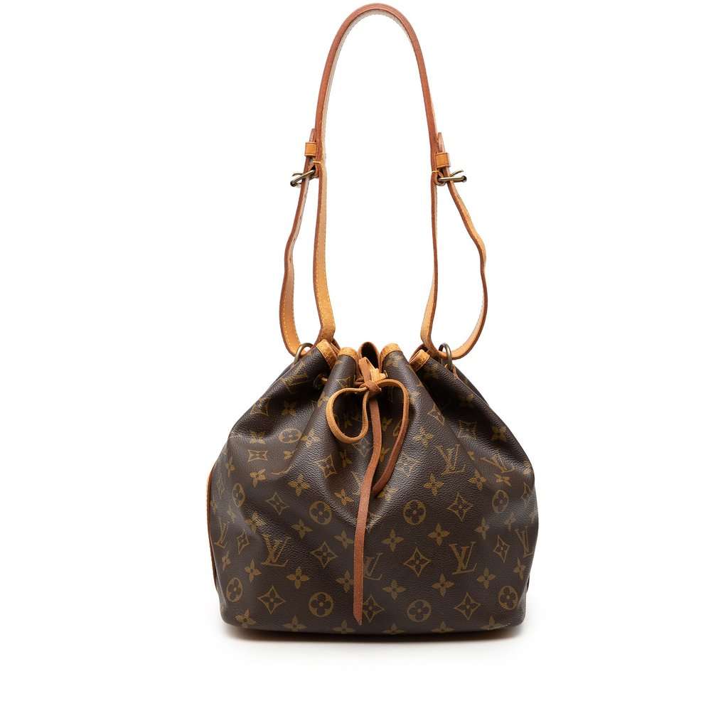 Louis Vuitton Monogram Petit Noe Brown Good condition - Front View