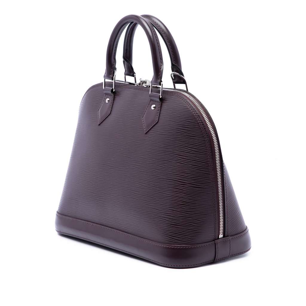 Louis Vuitton Epi Alma PM Purple Leather Very good - Back View