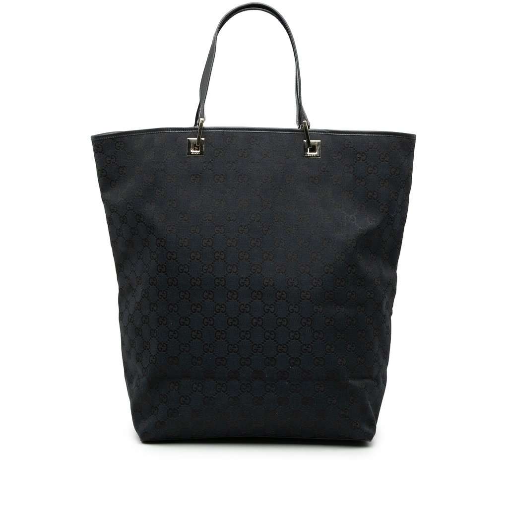 Gucci GG Canvas Tote Blue Very good condition - Front View