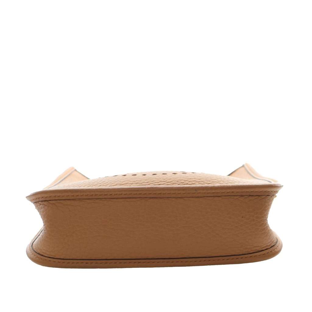 Hermès Clemence Evelyne TPM 16 Brown Leather Very good condition - Inside View
