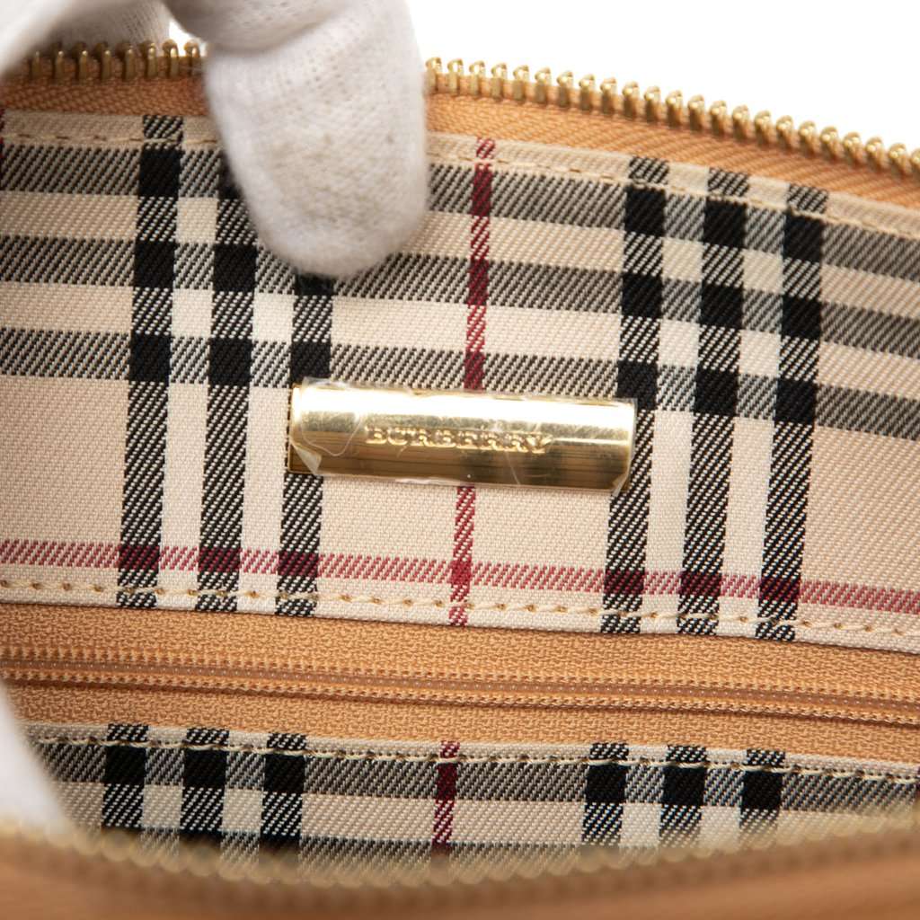 Burberry Leather Shoulder Bag Brown Leather Very good condition - Box View