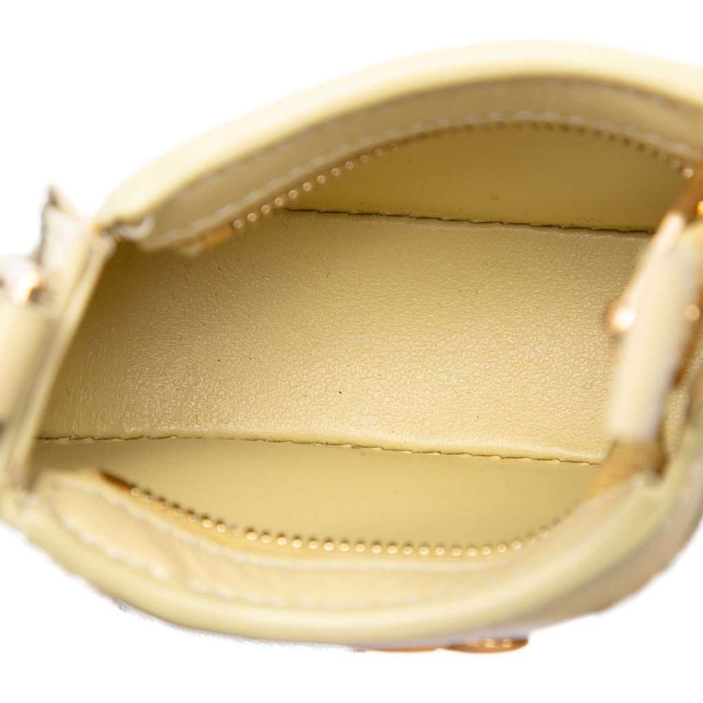 Celine Micro Shiny Calfskin Triomphe Tilly Bag Yellow Leather Very good - Model View