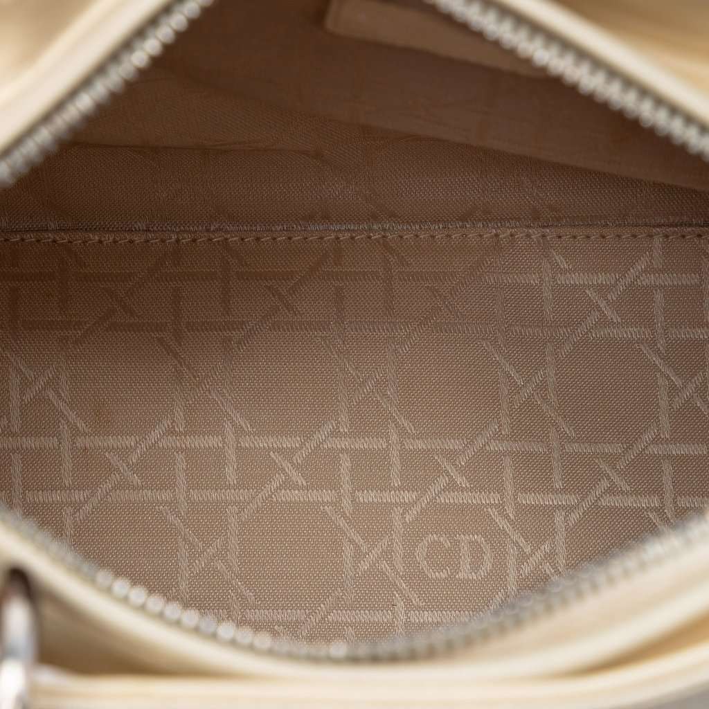 Dior Medium Canvas Lady Dior Brown Very good condition - Model View