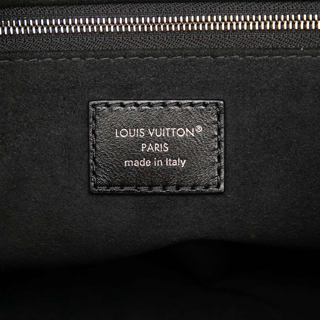 Louis Vuitton Lambskin CarryAll Cargo Vibe PM Black Leather Very good condition - Box View