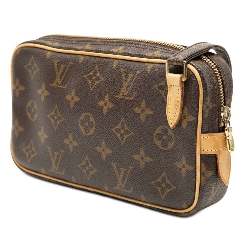 Louis Vuitton Monogram Pochette Marly Bandouliere Brown Very good condition - Back View