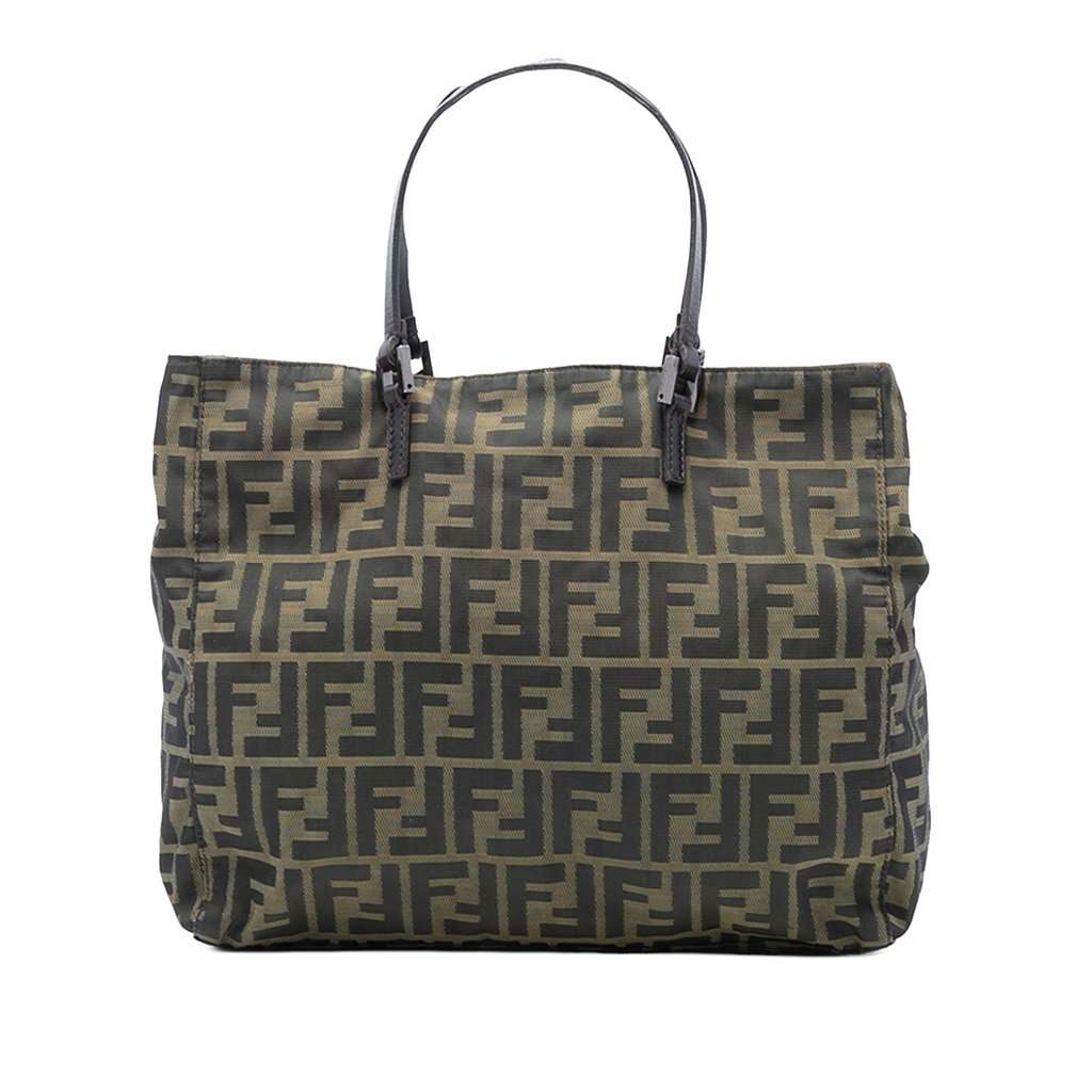 Fendi Zucca Canvas Tote Brown Very good - Front View