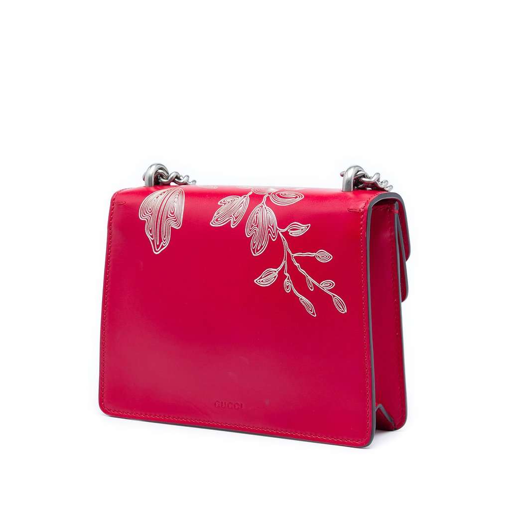 Gucci Limited Edition Chinese New Year Small Leather Dionysus Crossbody Red Leather Very good - Back View