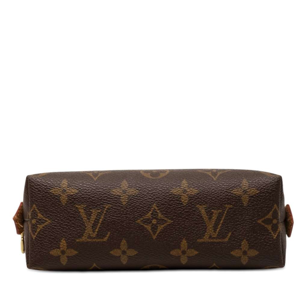 Louis Vuitton Monogram Cosmetic Pouch PM Brown Good - Inside View