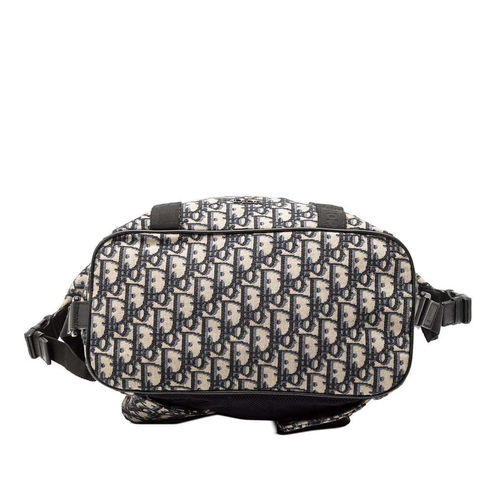Dior Oblique Canvas Safari Backpack Blue Very good - Inside View
