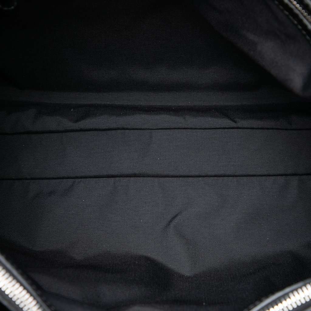 Dior Large Patent Cannage Lady Dior Soft Shopping Tote Black Leather Very good condition - Model View