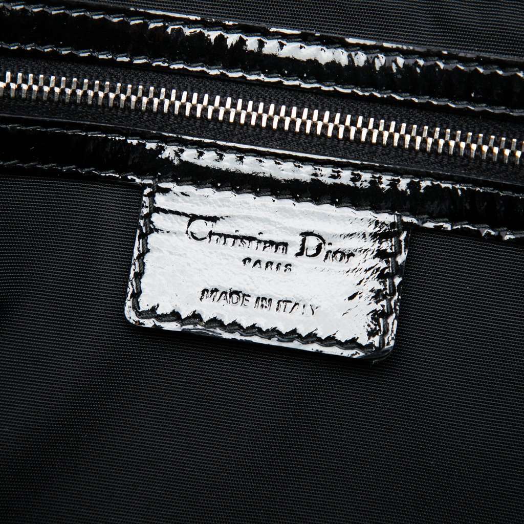 Dior Large Patent Cannage Lady Dior Soft Shopping Tote Black Leather Very good condition - Box View