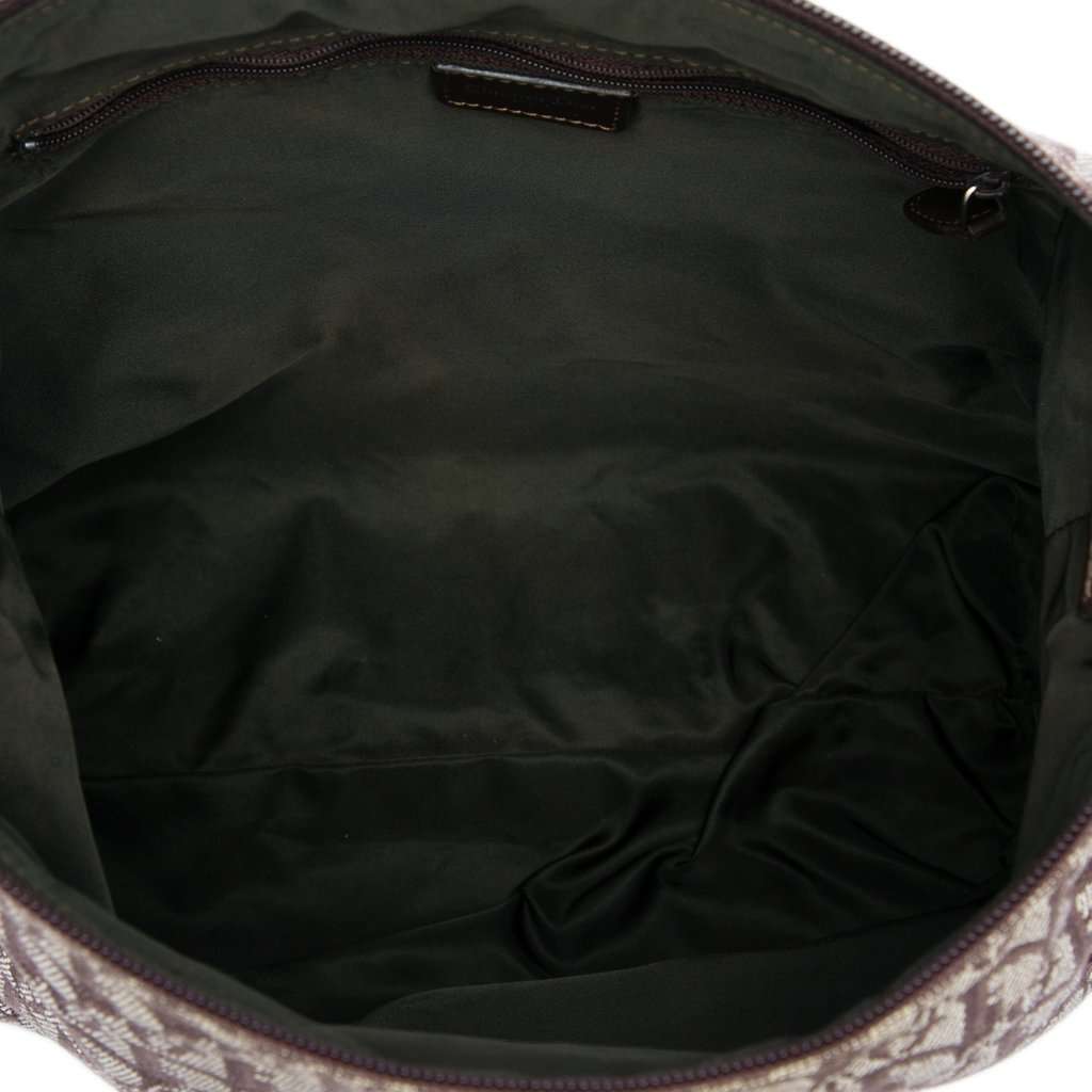 Dior Diorissimo Trotter Canvas Crossbody Brown Good - Model View