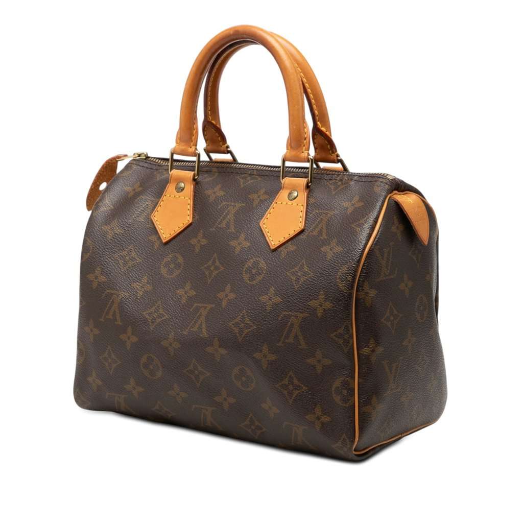 Louis Vuitton Monogram Speedy 25 Brown Very good condition - Back View