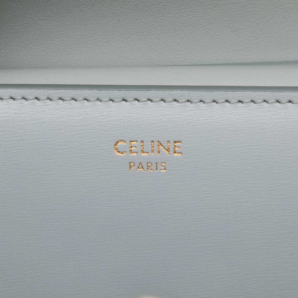 Celine Shiny Calfskin Triomphe Flap Small Wallet MultiColor Leather Very good - Box View