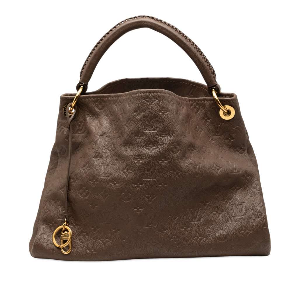 Louis Vuitton Monogram Empreinte Artsy MM Brown Leather Very good condition - Front View