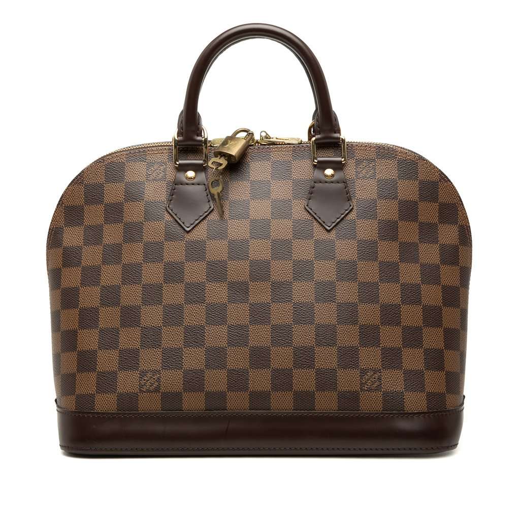 Louis Vuitton Damier Ebene Alma PM Brown Very good condition - Front View