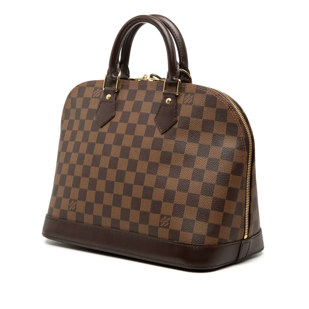 Louis Vuitton Damier Ebene Alma PM Brown Very good condition - Back View