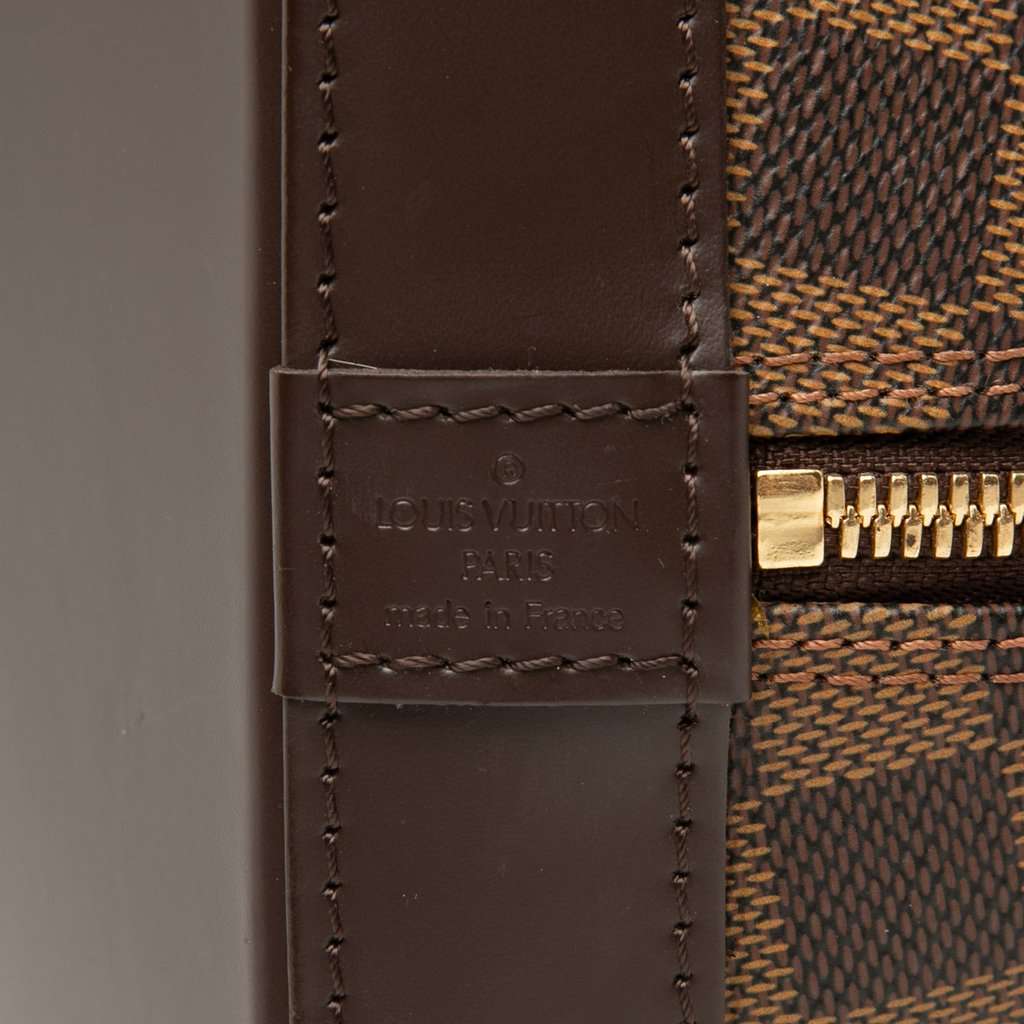 Louis Vuitton Damier Ebene Alma PM Brown Very good condition - Box View