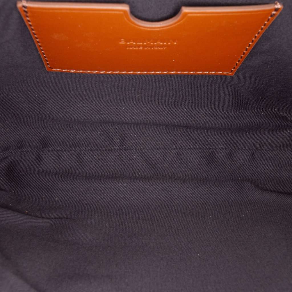 Balmain Mini Canvas B Army Logo Satchel Beige Very good - Model View