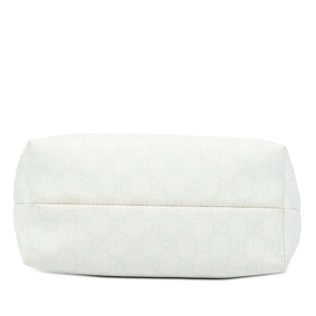 Gucci GG Supreme Heart Tattoo Handbag White Very good - Inside View