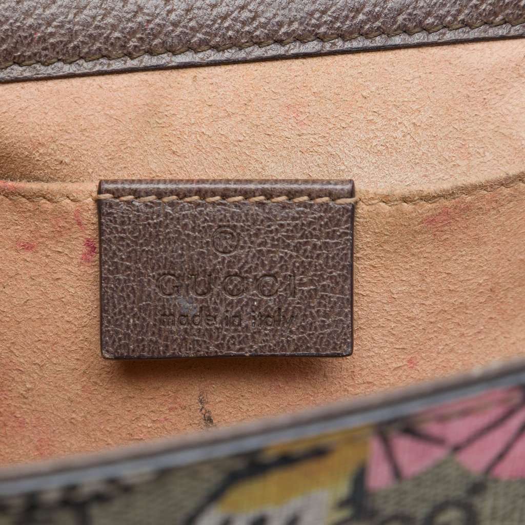 Gucci Small GG Supreme Bengal Padlock Crossbody Beige Very good condition - Box View
