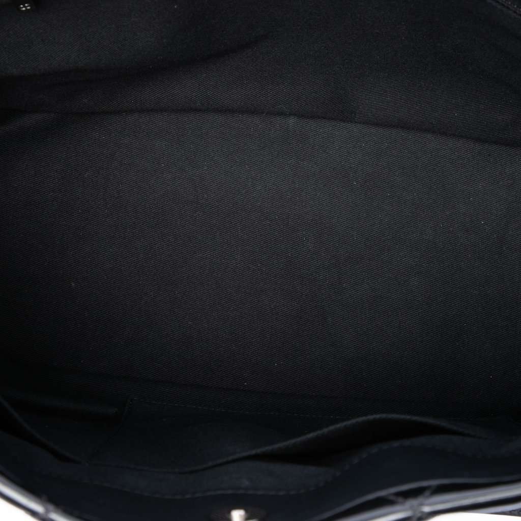 Chanel CC Quilted Patent Timeless Soft Tote Black Leather Very good - Model View