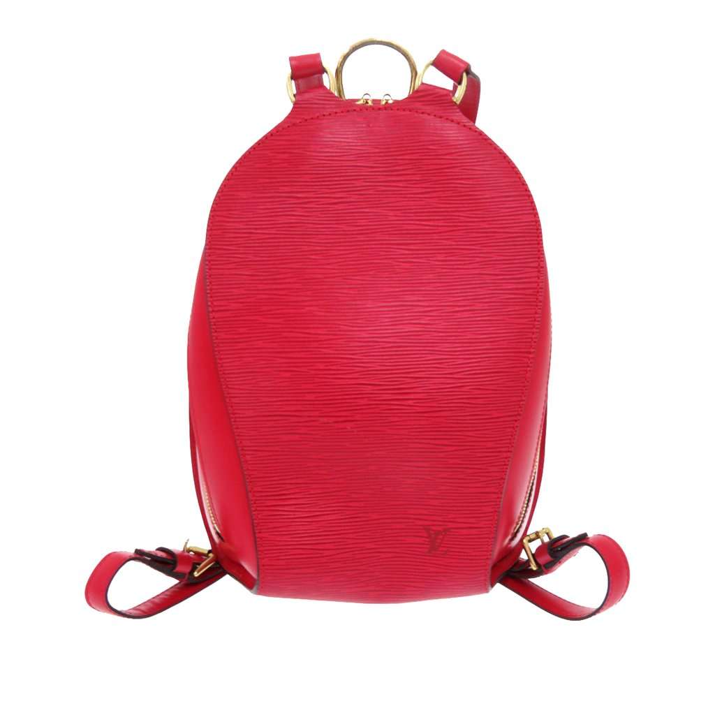 Louis Vuitton Epi Mabillon Red Leather Very good - Front View