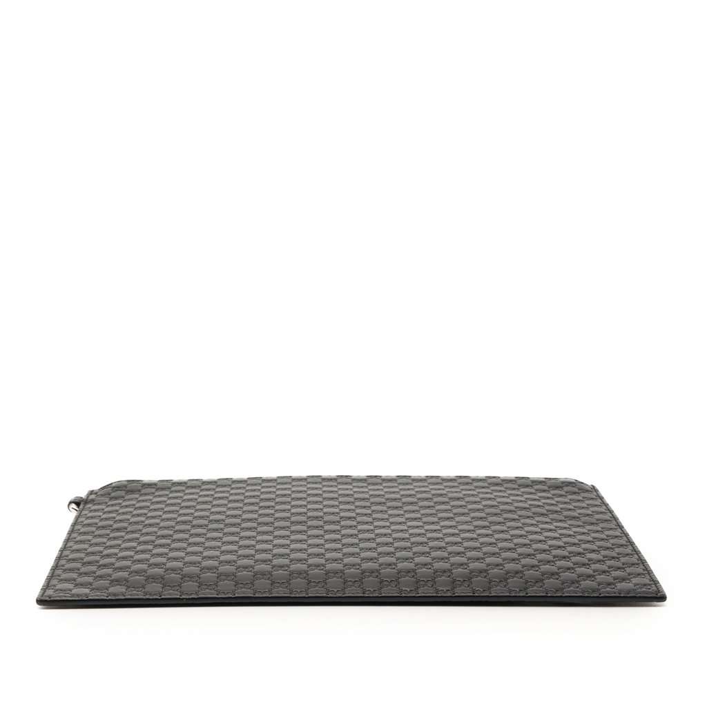 Gucci Microguccissima Clutch Black Leather Very good condition - Inside View