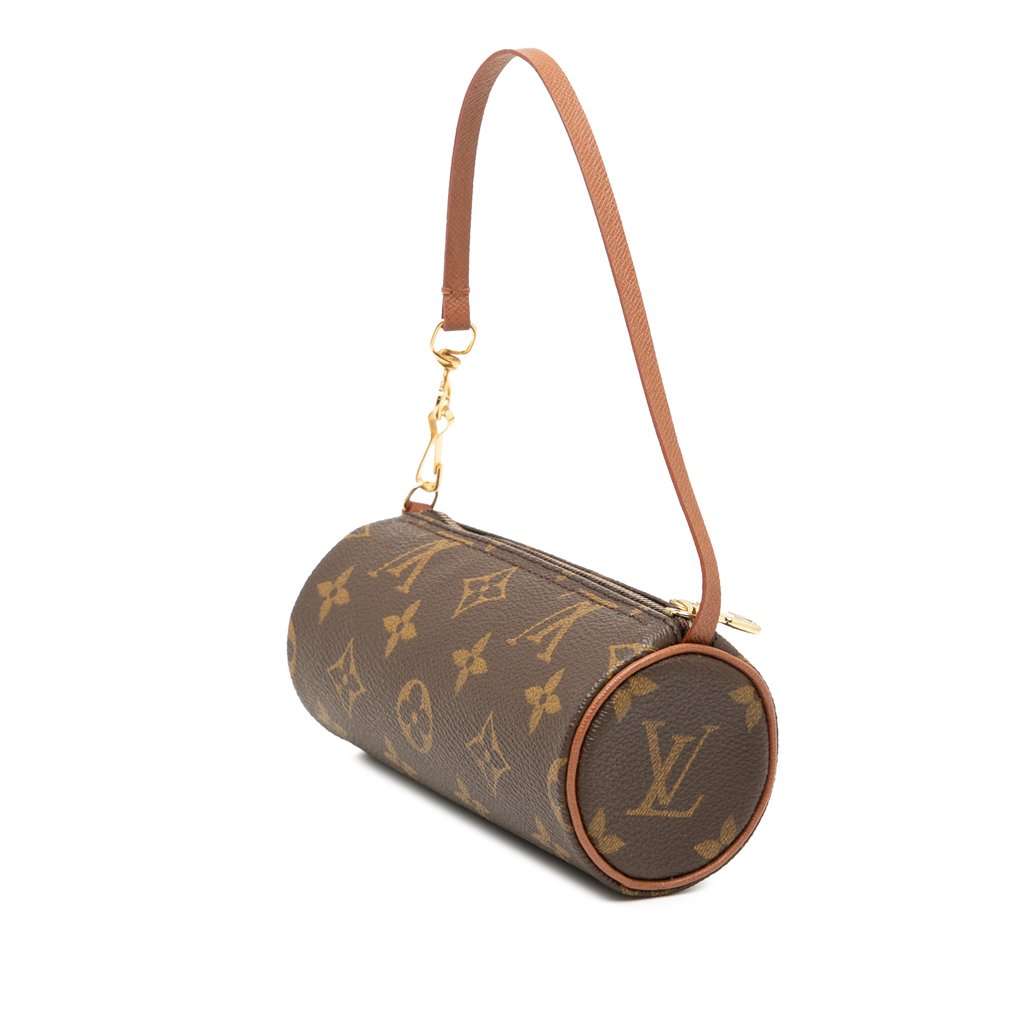 Louis Vuitton Monogram Papillon Pochette Brown Very good condition - Back View