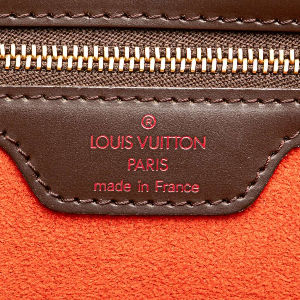 Louis Vuitton Damier Ebene Manosque PM Brown Canvas Very good - Box View
