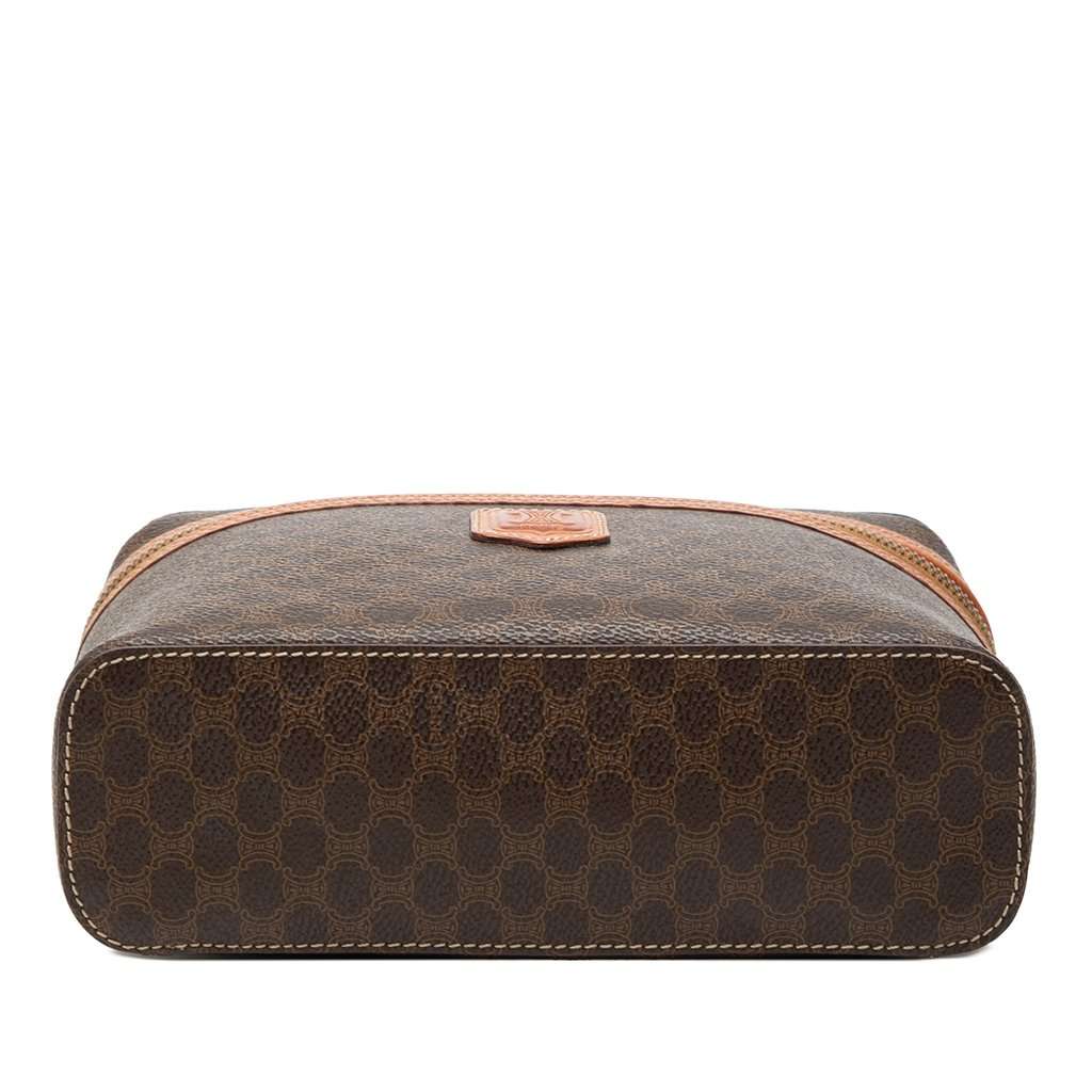 Celine Macadam Coated Canvas Vanity Bag Brown Very good condition - Inside View