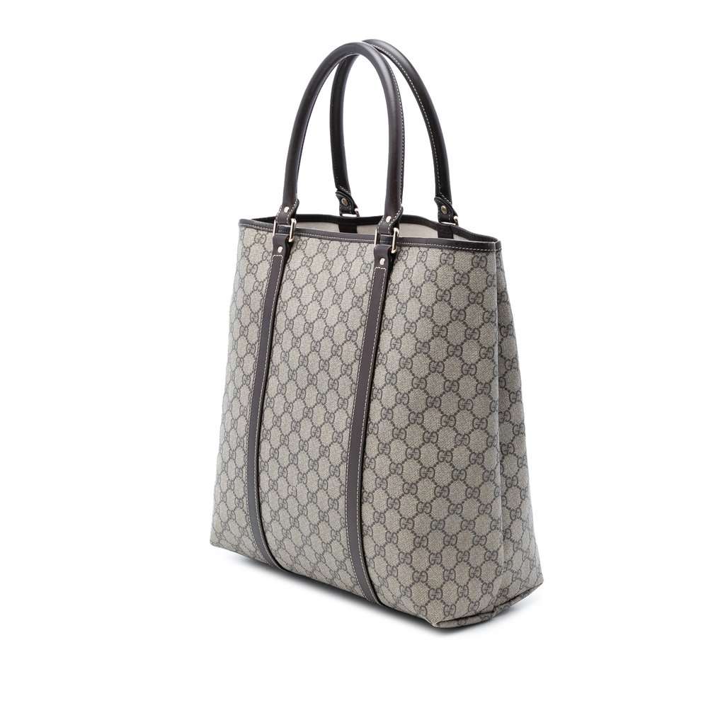 Gucci GG Supreme Joy Vertical Tote Beige Very good condition - Back View