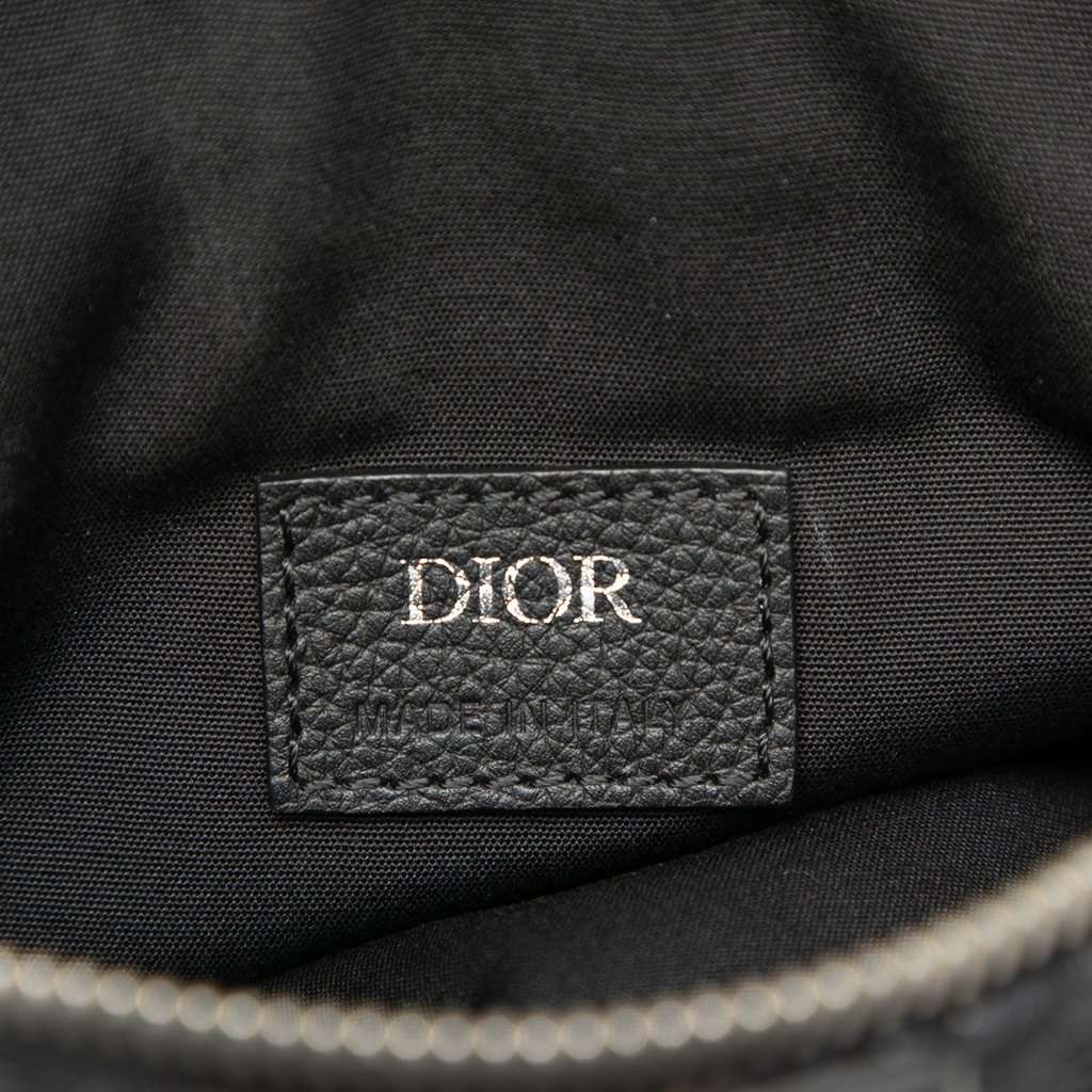 Dior Oblique Canvas Saddle Crossbody Black Very good - Box View