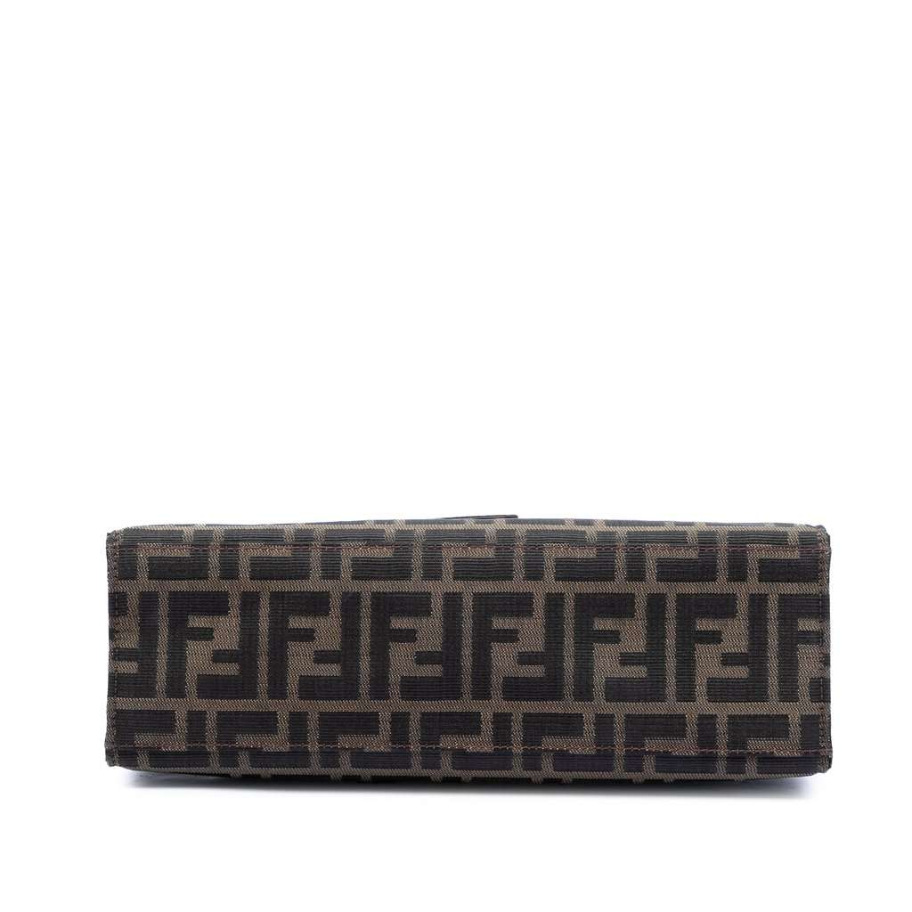Fendi Zucca Canvas Shoulder Bag Brown Very good condition - Inside View