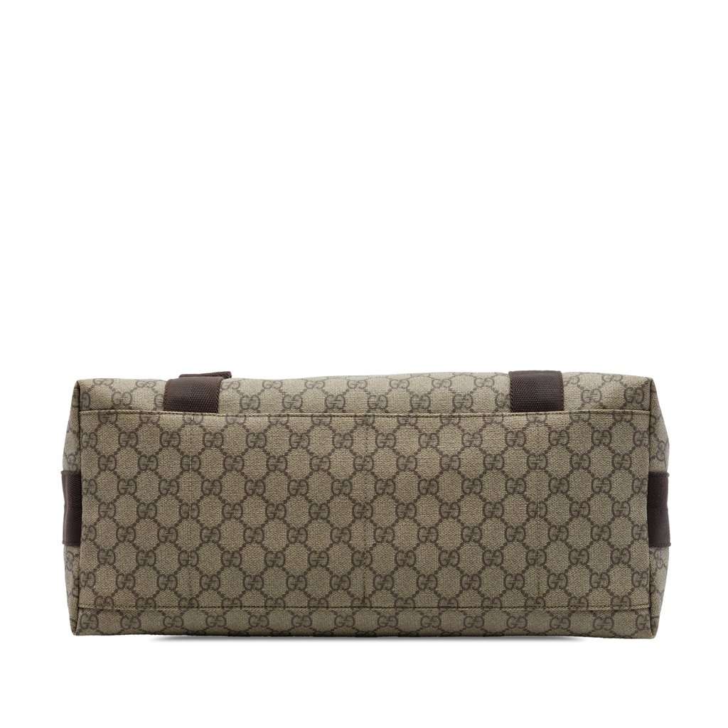 Gucci GG Supreme Crossbody Beige Very good - Inside View