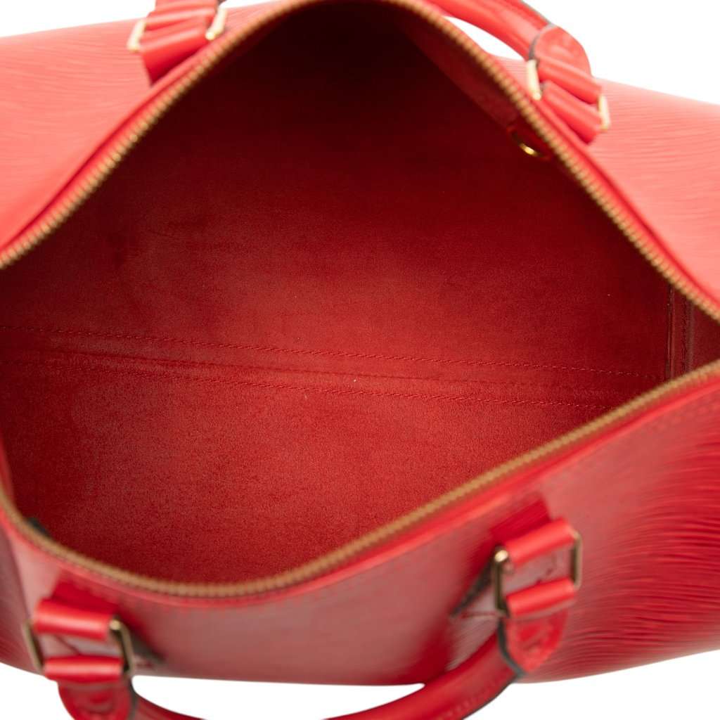 Louis Vuitton Epi Speedy 30 Red Leather Very good condition - Model View