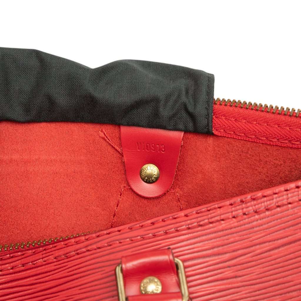 Louis Vuitton Epi Speedy 30 Red Leather Very good condition - Box View