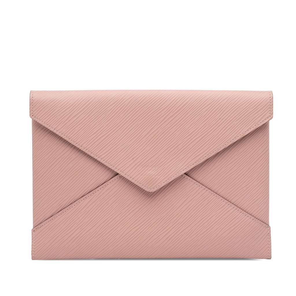 Louis Vuitton Epi Pochette Kirigami Set Pink Leather Very good - Front View