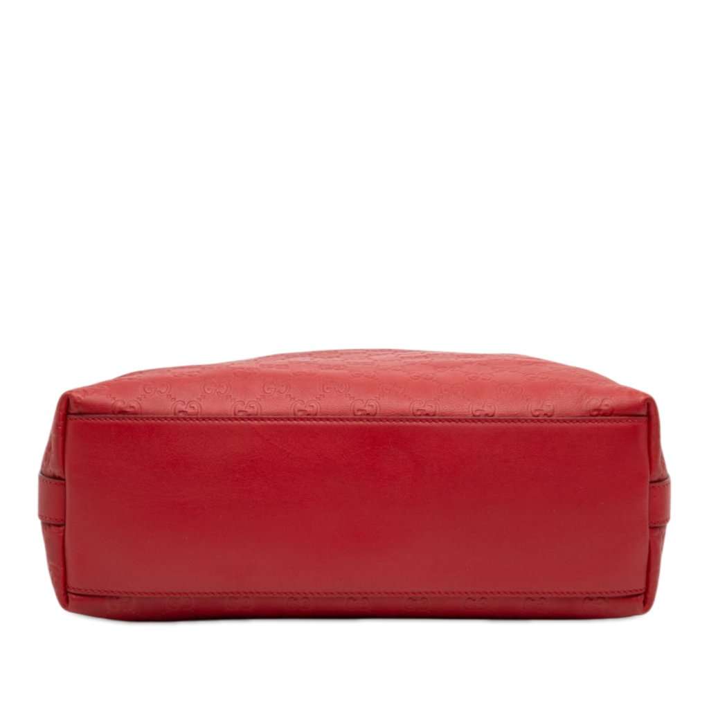 Gucci Small Guccissima Miss GG Hobo Red Leather Very good condition - Inside View