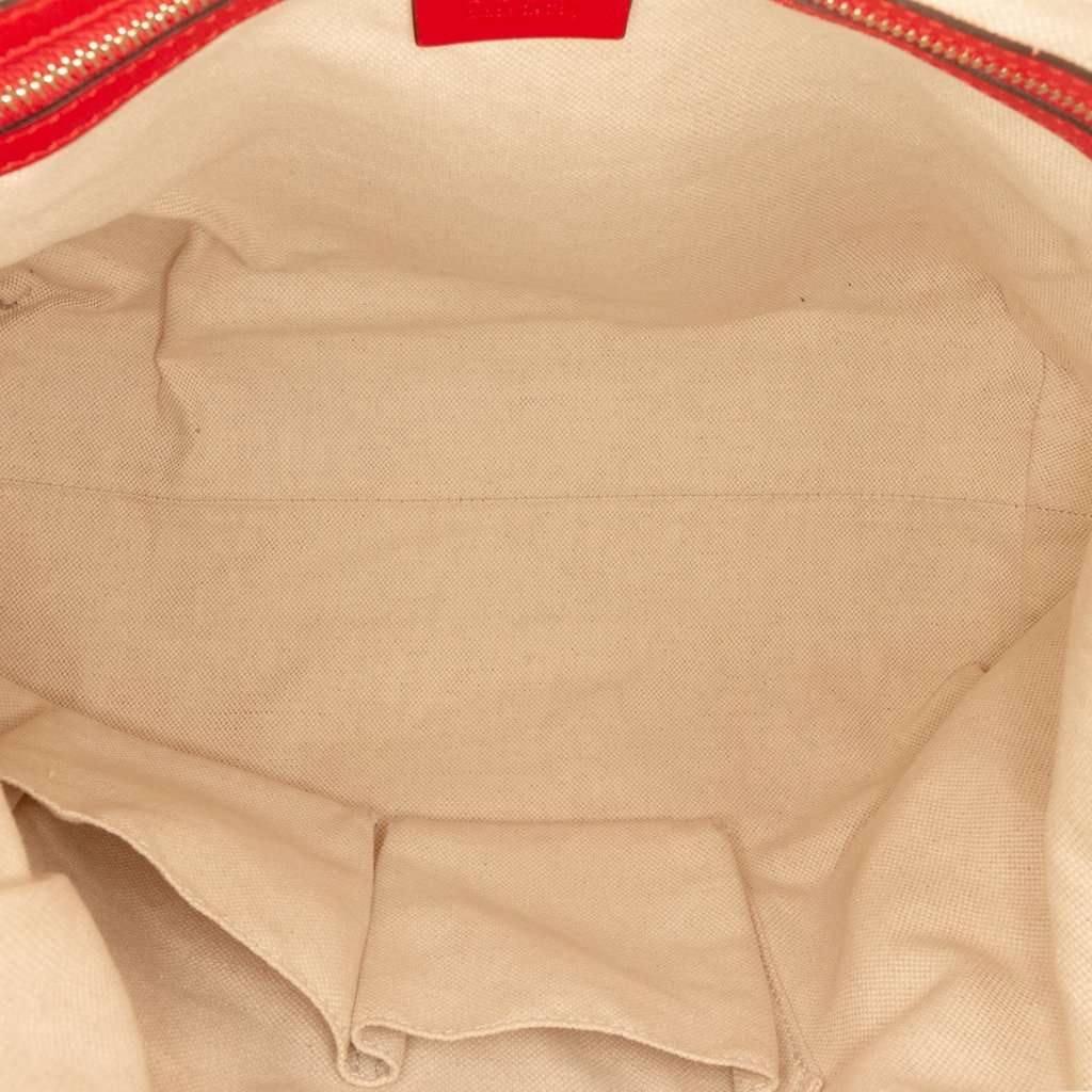 Gucci Small Guccissima Miss GG Hobo Red Leather Very good condition - Model View