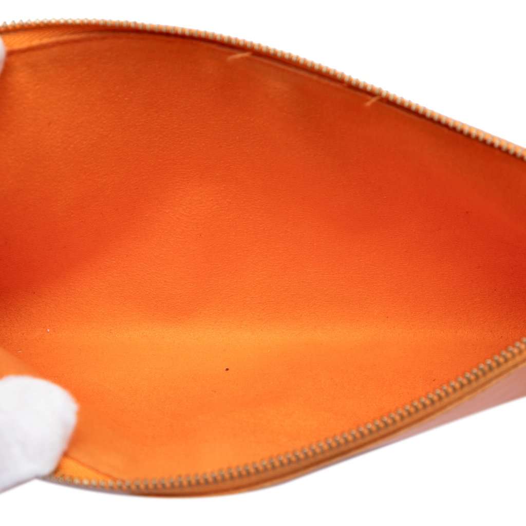 Louis Vuitton Epi Pochette Accessoires Orange Leather Very good - Model View