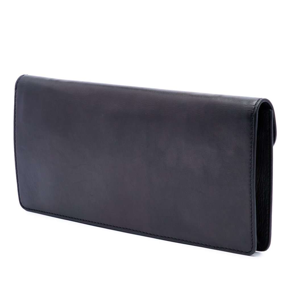 Gucci Calfskin 1973 Clutch Black Leather Very good condition - Back View