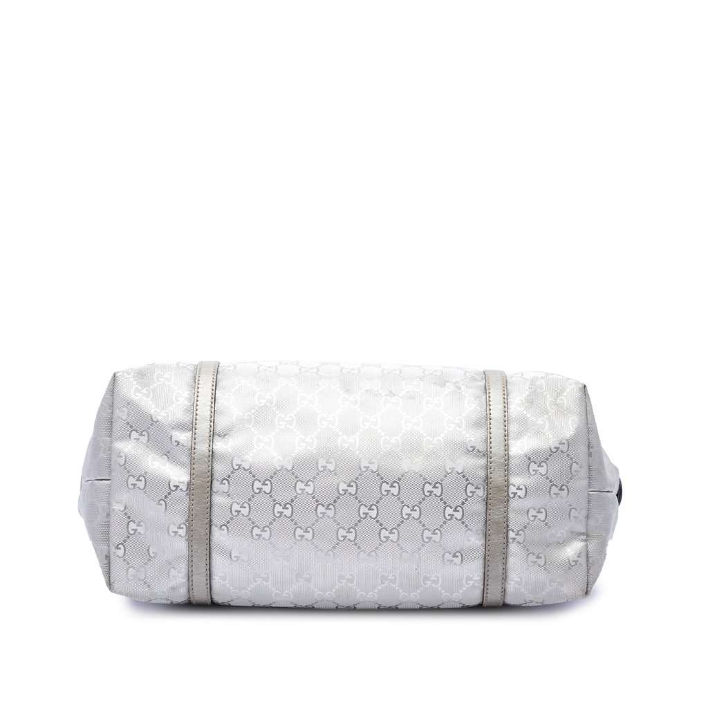 Gucci Medium GG Imprime Joy Tote Silver Very good - Inside View
