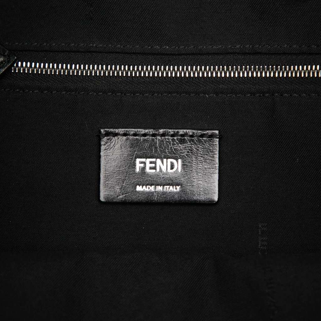 Fendi Large FF Jacquard Strike Backpack Black Very good - Box View