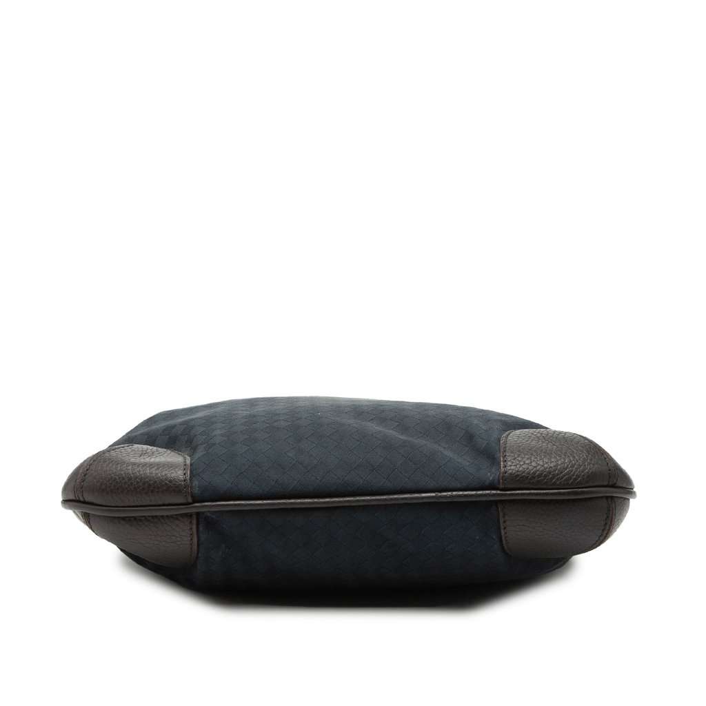 Bottega Veneta Intrecciato Canvas and Leather Hobo Blue Very good condition - Inside View