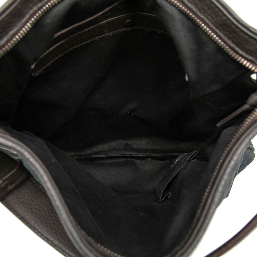 Bottega Veneta Intrecciato Canvas and Leather Hobo Blue Very good condition - Model View